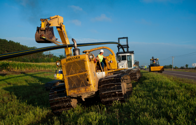 Pipe Plowing Case Study | Trenching Services | Ellingson Companies